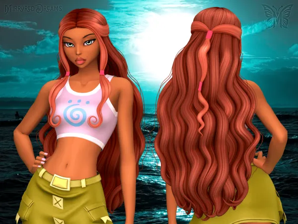 Maxis Match AishaLayla Winx Hair Hair Accessory - The Sims 4 Custom Content