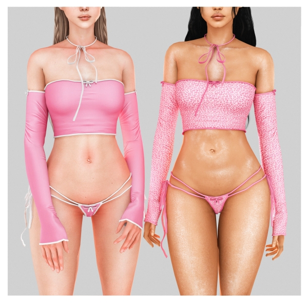 Alpha Dottie Outfit by unknown66irl - The Sims 4 Custom Content