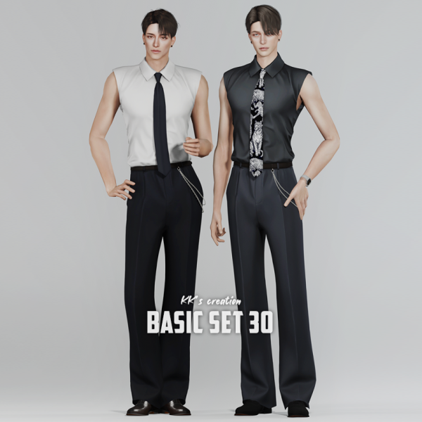 Alpha KK Basic set 30 by simsfinds - The Sims 4 Custom Content