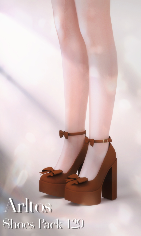 Alpha Shoes Pack 129 by simsfinds - The Sims 4 Custom Content