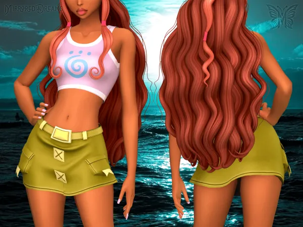 Maxis Match AishaLayla Winx Outfit - The Sims 4 Custom Content