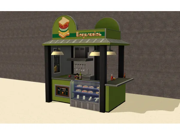 Veggie Sandwich Stand Edit by sgthebee - The Sims 2 Custom Content