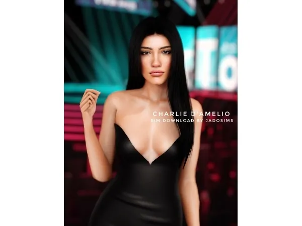 Alpha Charlie D' Amelio u2661 (Sim Download) - The Sims 4 Custom Content