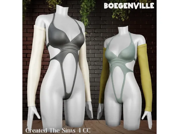 Alpha Boe_Stepanie Lingerie ILLUSTRATION - The Sims 4 Custom Content