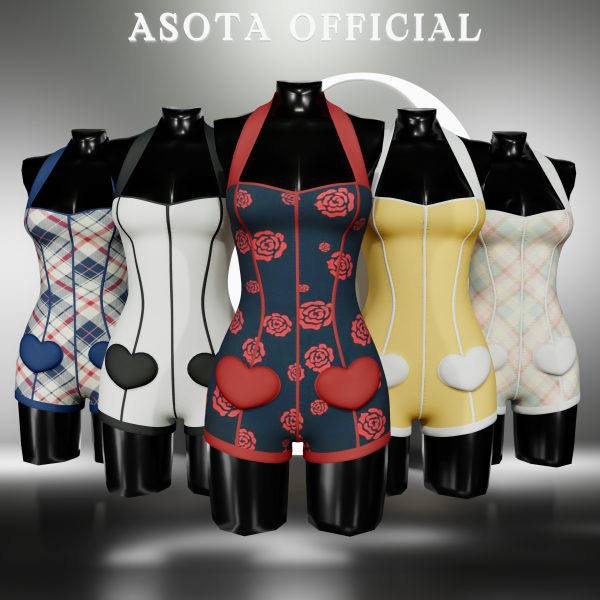 Alpha [ASOTA OFFICIAL] Sophia Outfit by asotaofficial - The Sims 4 Custom Content