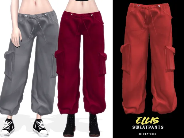 Alpha Ellis Sweatpants - The Sims 4 Custom Content