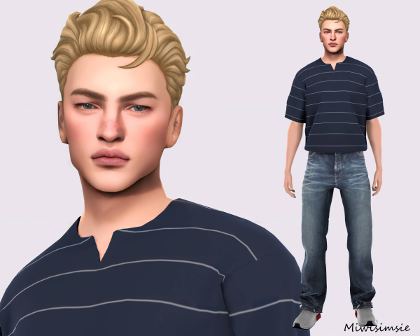 Mix Darrius Morrissey by simsfinds - The Sims 4 Custom Content