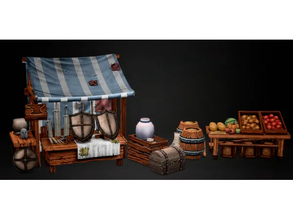 Alpha Medieval Vol 5 by Jennifer Jennisims - The Sims 4 Custom Content