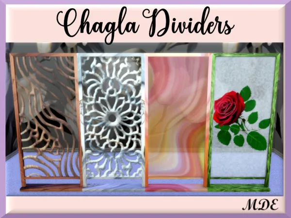Maxis Match Chagla Dividers by MDEMDE - The Sims 4 Custom Content