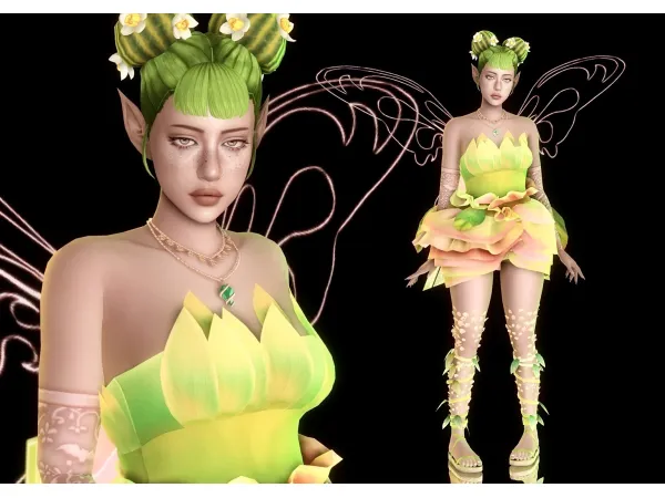 Maxis Match 10 faerie lookbook by bobatrait - The Sims 4 Custom Content