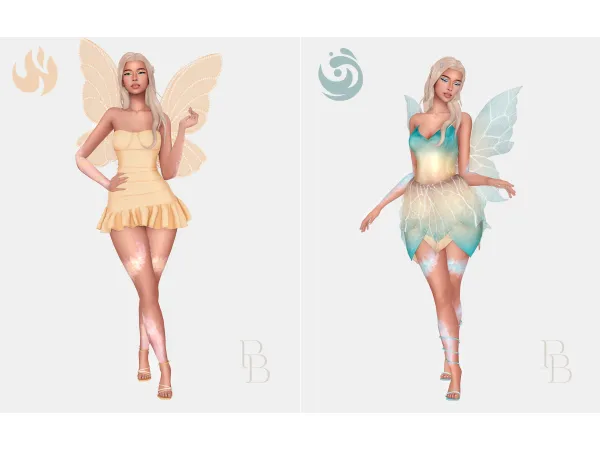 Mix lookbook fairy edition by passiberri - The Sims 4 Custom Content