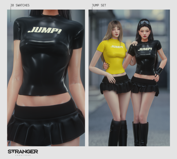 Alpha Jump Set (Early Acess) by stranger - The Sims 4 Custom Content