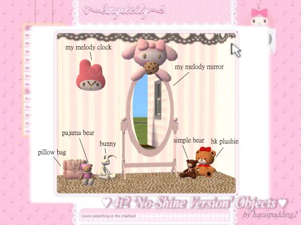 haraspudding2 4t2 No Shine Version Objects Previously Converted by simsfinds - The Sims 2 Custom Content