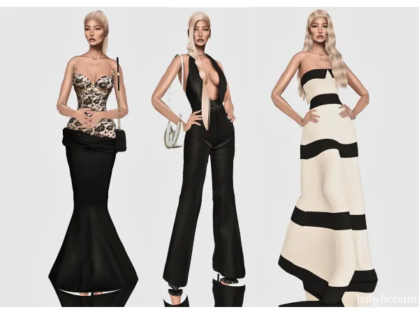 Charity Ball Lookbook by babybeesims