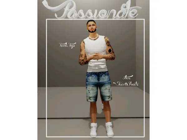 Alpha FarkBoi'z Collab 201 207 by PassionFashion - The Sims 4 Custom Content