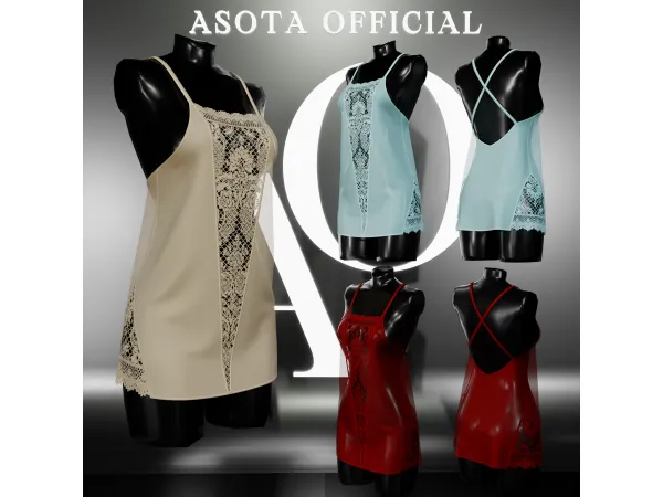 Alpha [ASOTA OFFICIAL] Vinny Lingerie - The Sims 4 Custom Content
