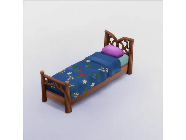 Maxis Match Fairy Tale Single Bed - The Sims 4 Custom Content