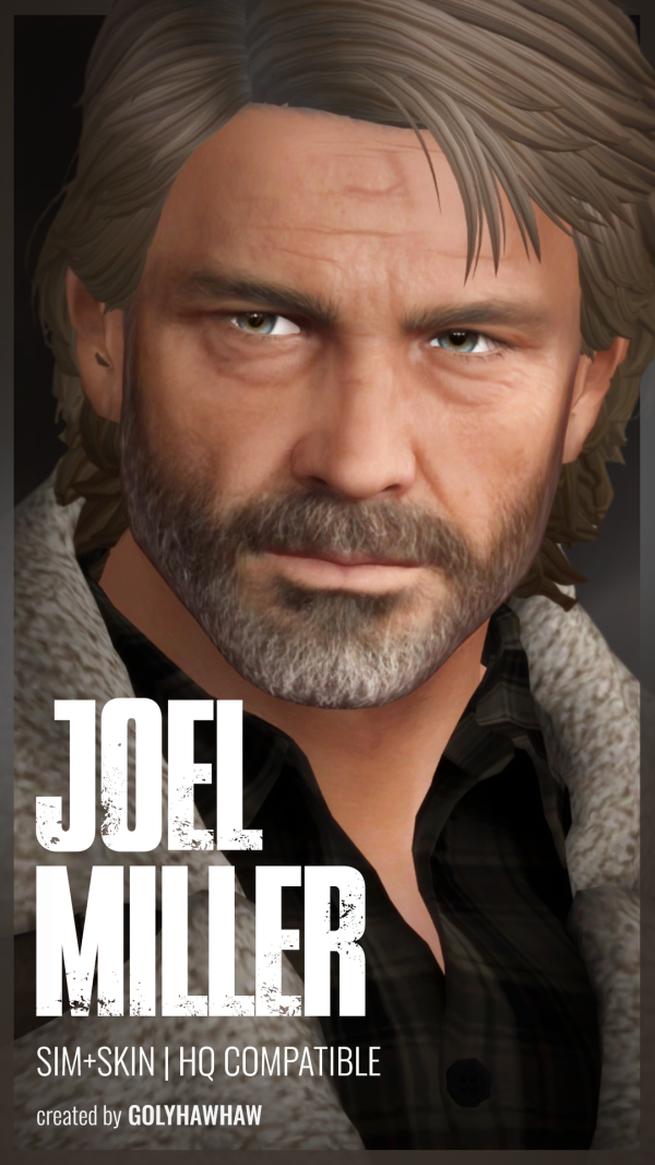 Alpha Joel Miller Sim Skin Download by simsfinds - The Sims 4 Custom Content