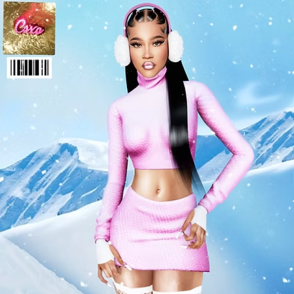 Alpha Ice Queen Set Imari Hair by simsfinds - The Sims 4 Custom Content