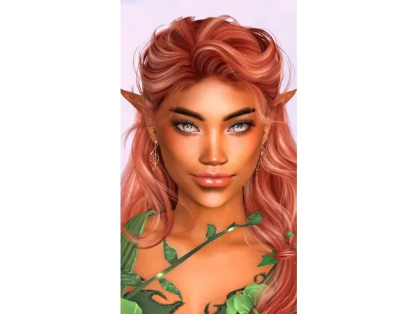 Alpha Natarine Greens Nature Elf by daboosims - The Sims 4 Custom Content