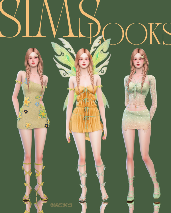 Alpha Elowyn lookbook by simsfinds - The Sims 4 Custom Content