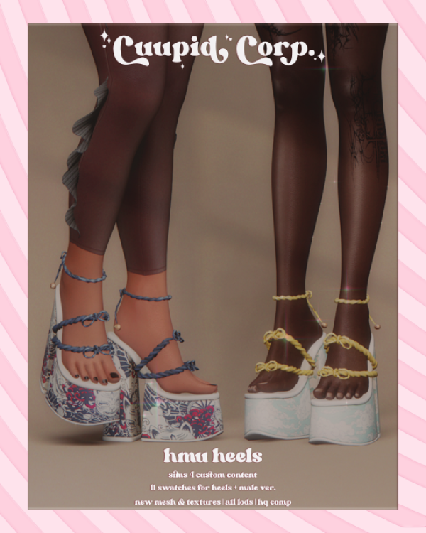 Alpha cuupid corp hmu heels by missme12 - The Sims 4 Custom Content