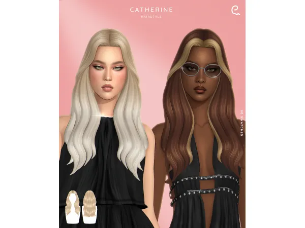 Maxis Match ENROSE COLLECTION Catherine by enriques4 - The Sims 4 Custom Content