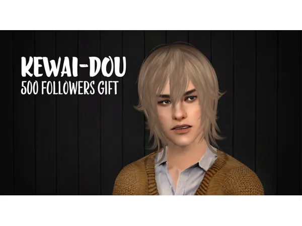 Kewai Dou 500 Followers Gift Retextured by timeparadoxsims - The Sims 2 Custom Content