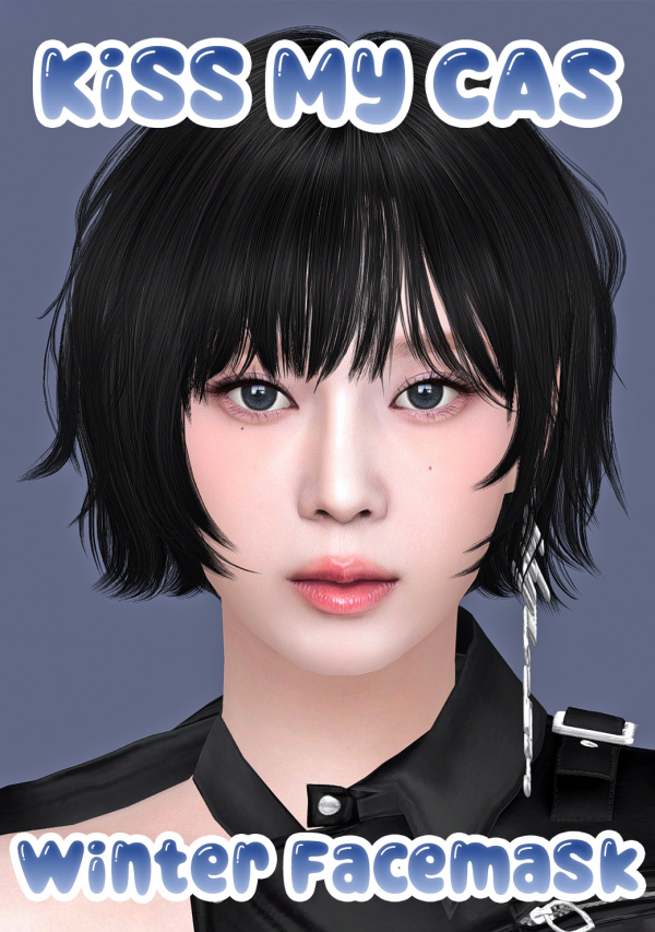 Alpha AESPA WINTER FACEMASK SIM by simsfinds - The Sims 4 Custom Content