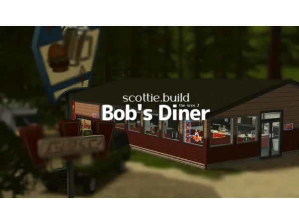 Bob Diner by simsfinds - The Sims 2 Custom Content