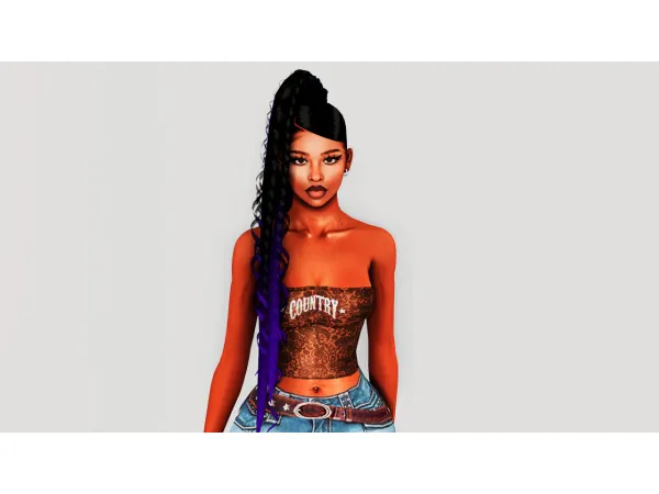 Afro Dump Hair by lalasimmer - The Sims 3 Custom Content