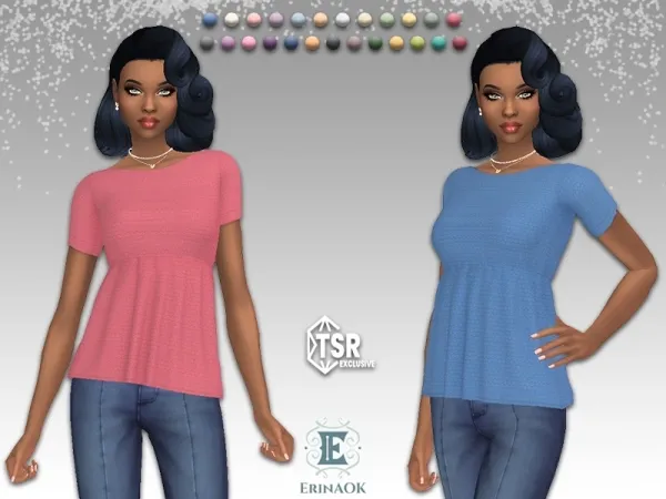 Maxis Match ErinAOK Womens Top 061725 - The Sims 4 Custom Content