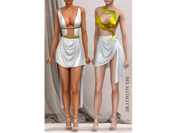 Alpha Belaloallure Grecian goddess - The Sims 4 Custom Content