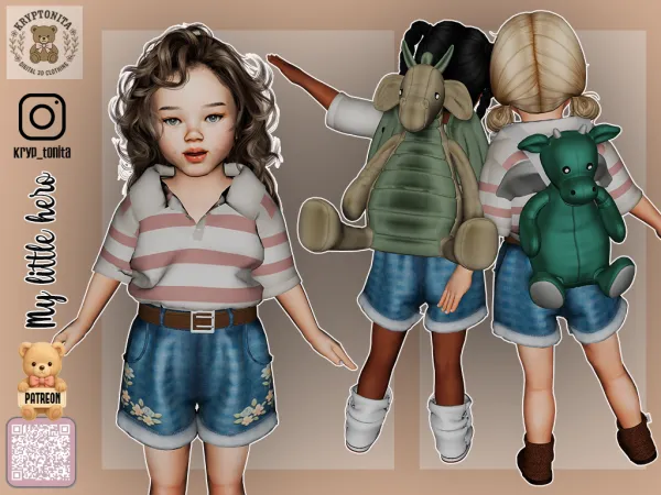 Mix DRAGONDINO JEANS - The Sims 4 Custom Content