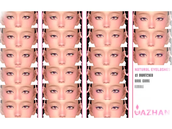 [NATURAL LASHES] by cazhancc