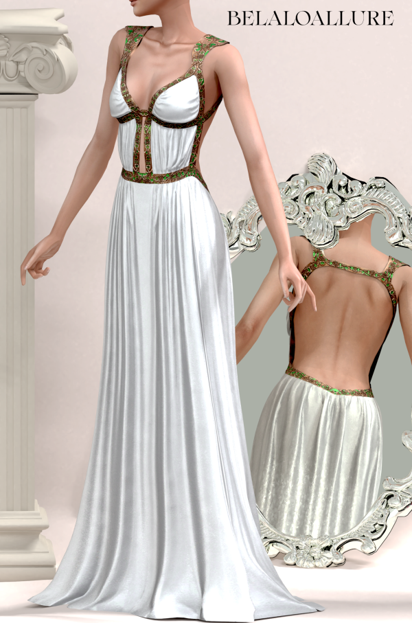 Alpha Belaloallure Grecian goddess by simsfinds - The Sims 4 Custom Content