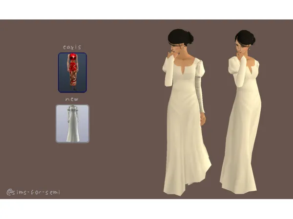 Just one over just one (again) Default Replacement for semi by sims - The Sims 2 Custom Content