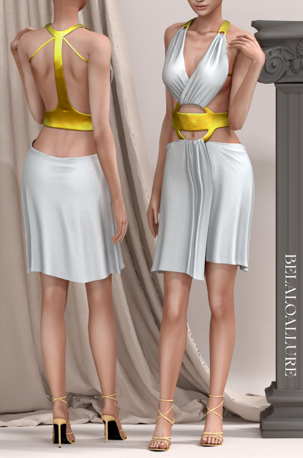 Alpha Belaloallure Grecian goddess by simsfinds - The Sims 4 Custom Content