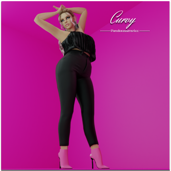 Maxis Match Curvy by pandorassims4cc - The Sims 4 Custom Content