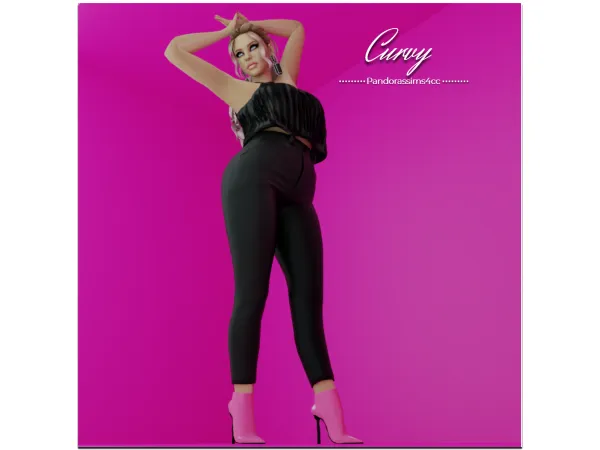 Maxis Match Curvy - The Sims 4 Custom Content