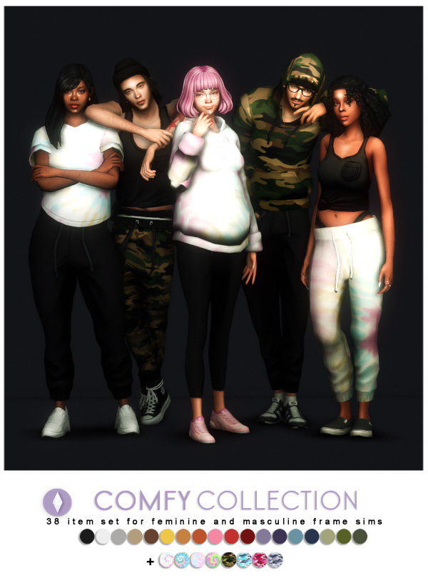 Maxis Match The Ultimate Comfy Set by simsfinds - The Sims 4 Custom Content