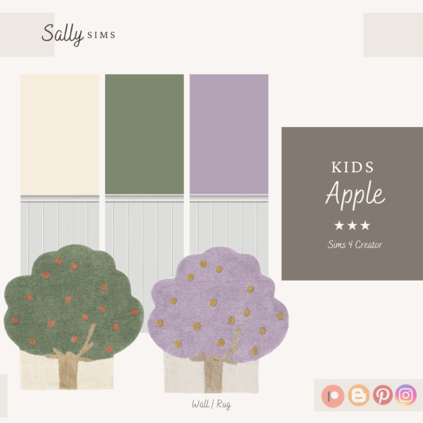 Alpha Kids APPLE by sally4sims - The Sims 4 Custom Content