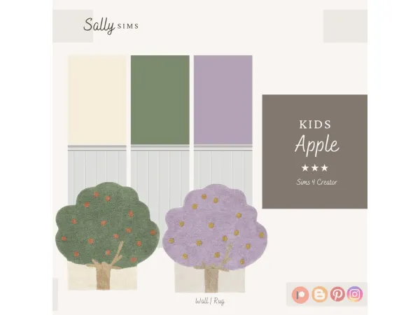 Alpha Kids APPLE - The Sims 4 Custom Content