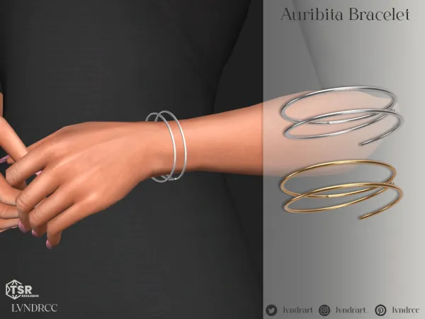 Alpha Auribita Bracelet - The Sims 4 Custom Content