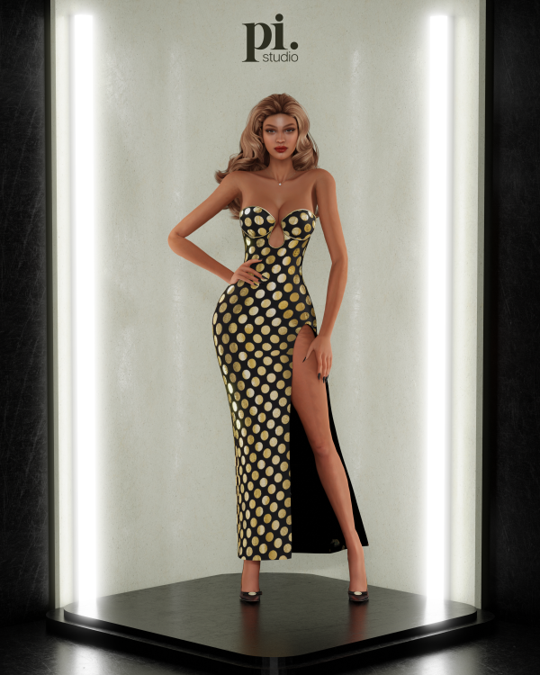 Alpha Beyoncé's Dress Premiere Mufasa ''The Lion King'' by simsfinds - The Sims 4 Custom Content