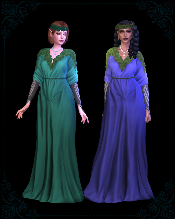 Alpha Elven priestess by simsfinds - The Sims 4 Custom Content