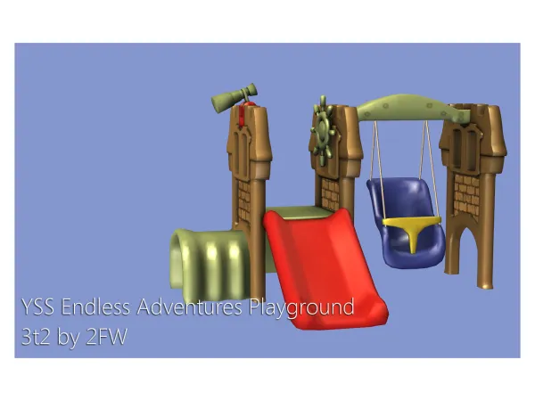 twofingerswhiskey YSS Endless Adventures Playground 3t2 - The Sims 2 Custom Content