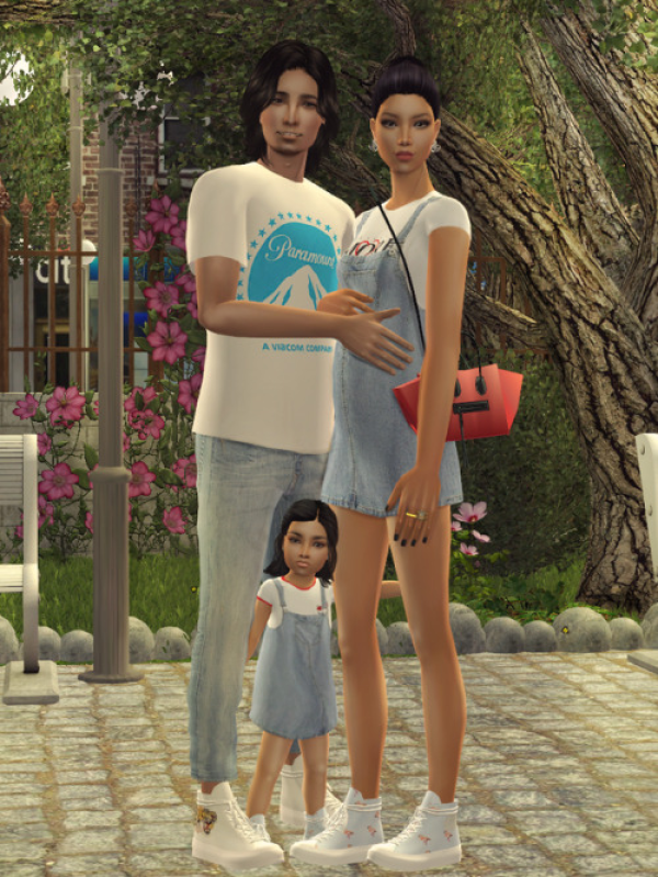 summe family look 01 by simsfinds - The Sims 2 Custom Content