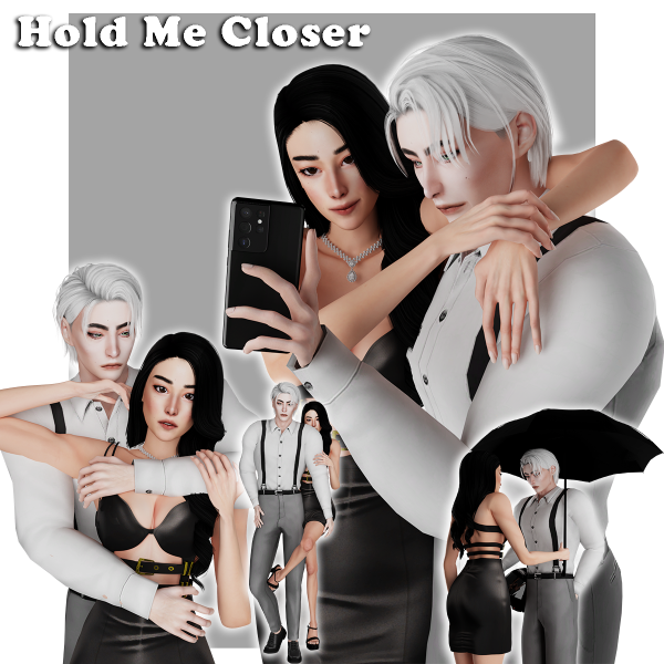 Alpha Hold Me Closer by simmer_creator - The Sims 4 Custom Content
