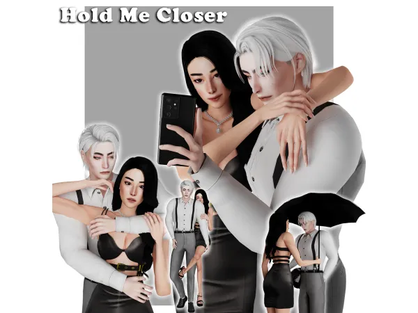 Alpha Hold Me Closer - The Sims 4 Custom Content